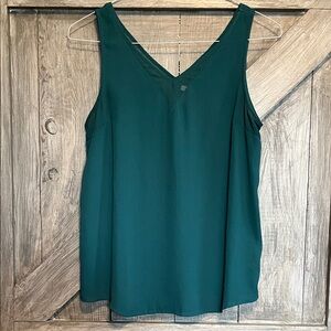 Maurices Teal V-Neck Tank Top